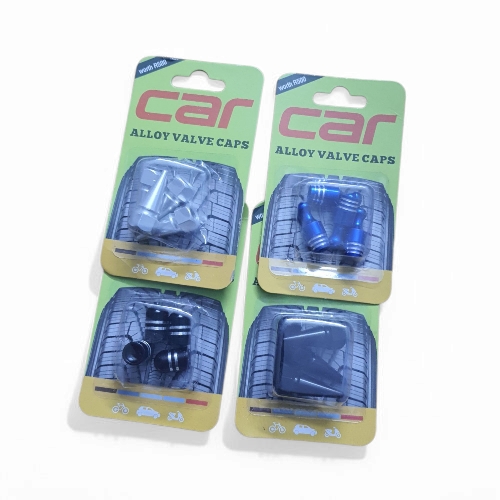 CAR ALLOY VALVE CAPS BLUE/GOLDEN/BLK/SIL - Image 2
